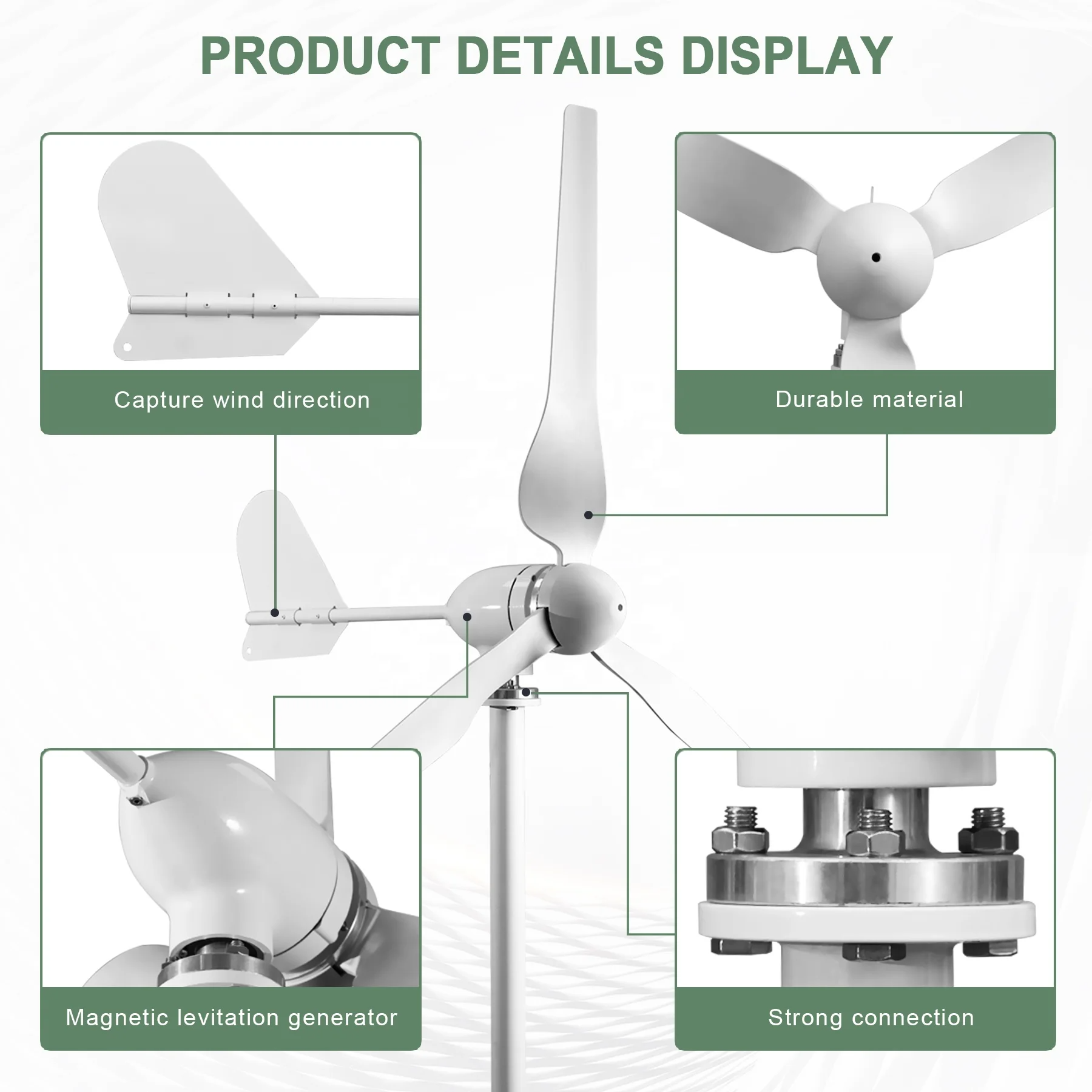 Ruiyan 1KW Home Wind Turbine O - Renewable Energy Home Solutions のレビューと価格