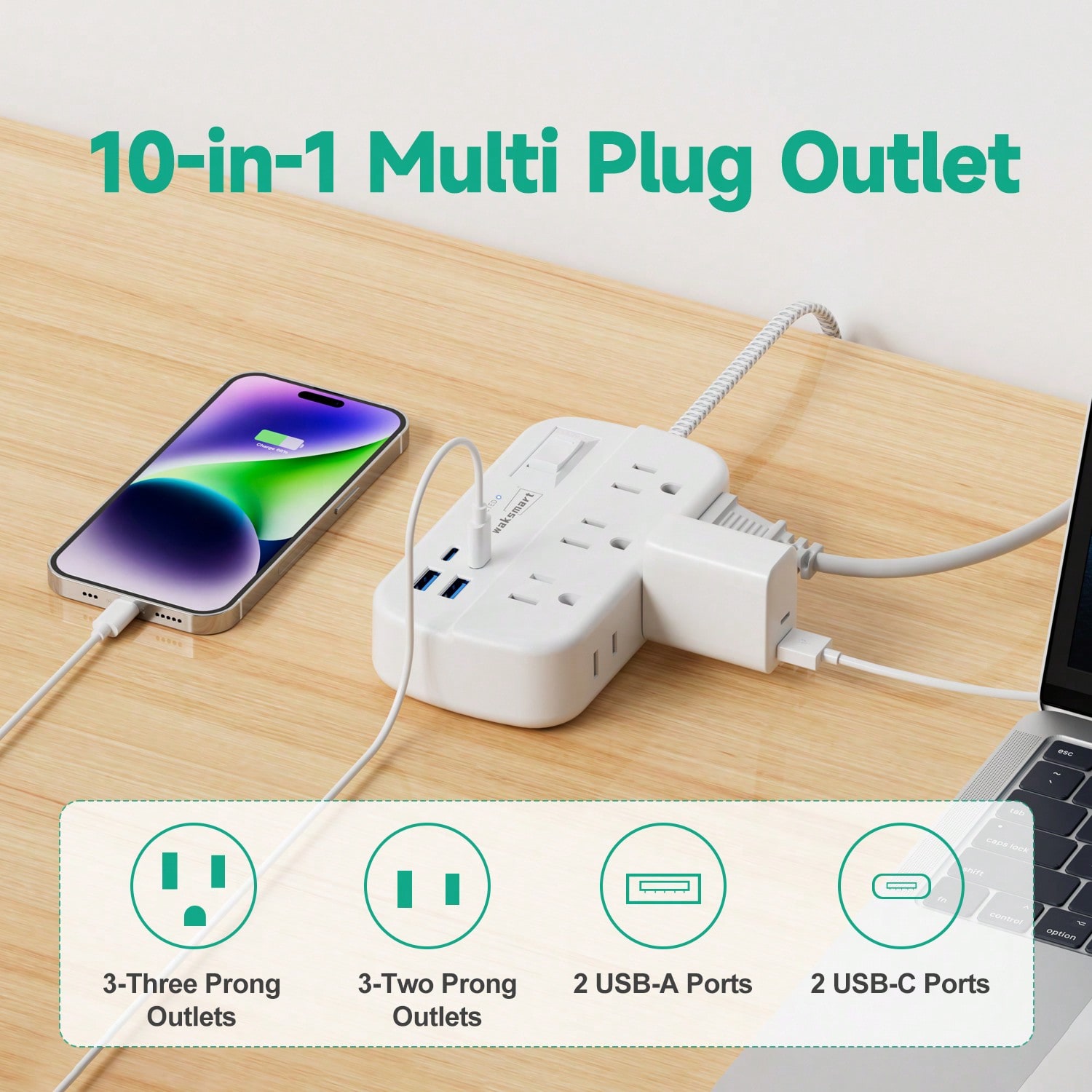 Waksmart Surge Protector Power - Ac Surge Protector のレビューと価格