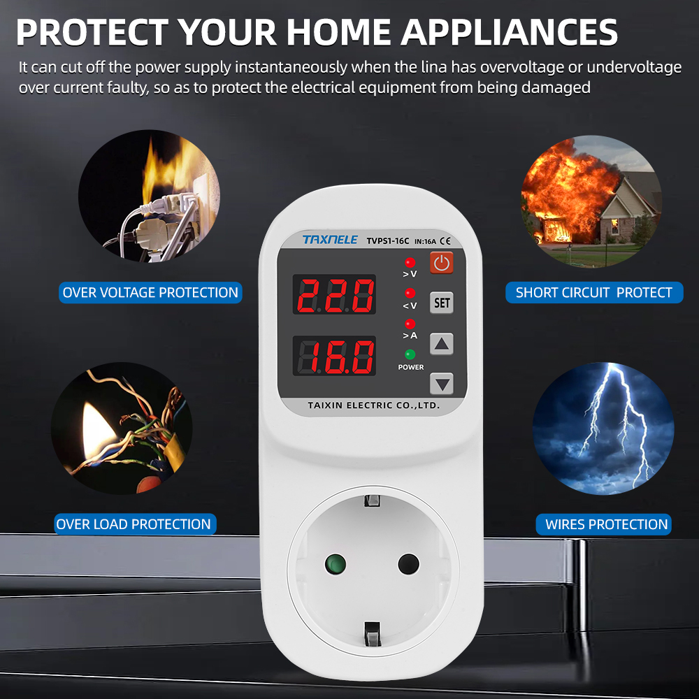 Automatic Voltage Current Prot - Ac Surge Protector のレビューと価格
