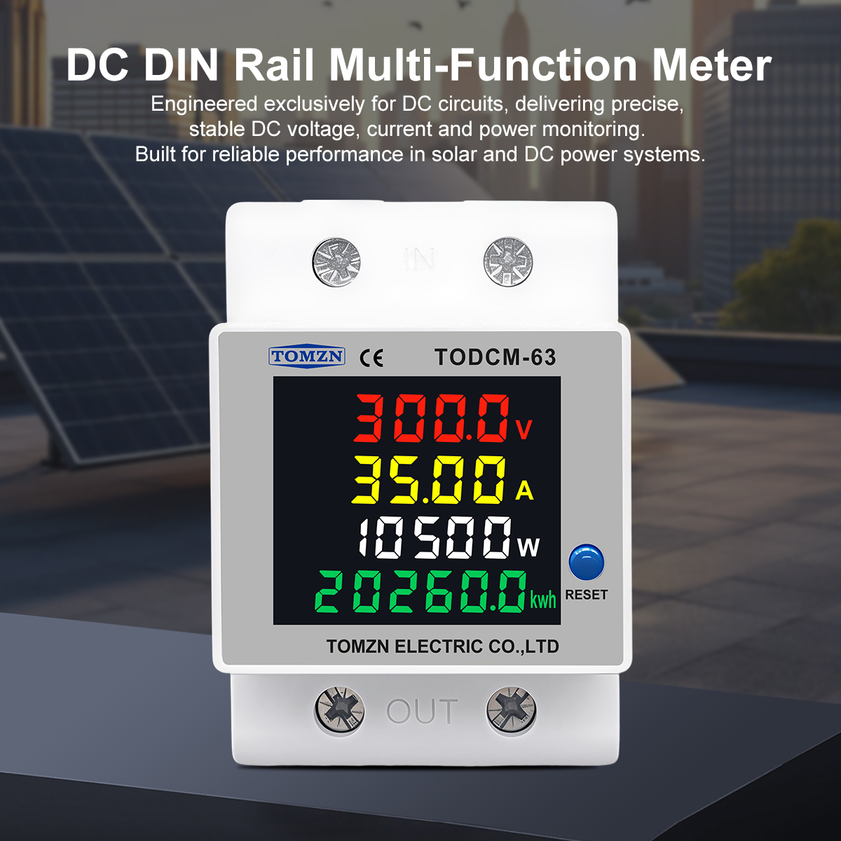 TOMZN DC Energy Meter 14-600V  - Renewable Energy Demonstration Kit のレビューと価格