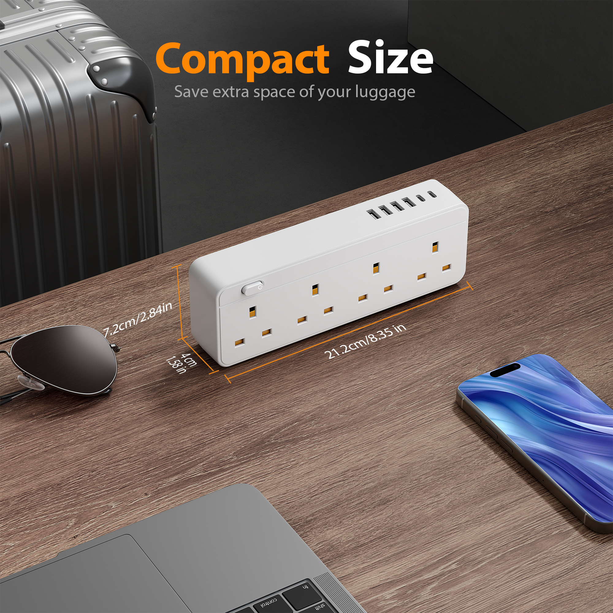 10-in-1 British Standard Power - Ac Surge Protector のレビューと価格