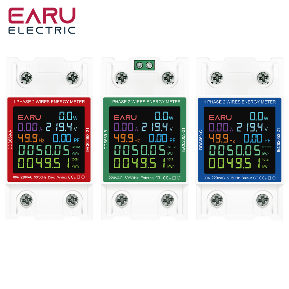 Din Rail AC Monitor 110V 220V  - Renewable Energy Demonstration Kit のレビューと価格